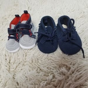 BABY BOY SHOES SIZE 1 SIZE 6-12M